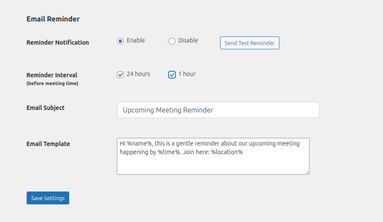 automated calendly meeting reminder