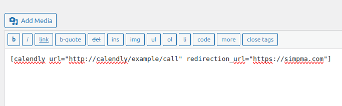 Redirect calendly to custom thank you page on wordpress