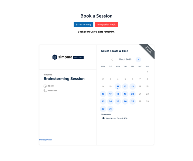 embed multiple calendly event types in a wordpress page